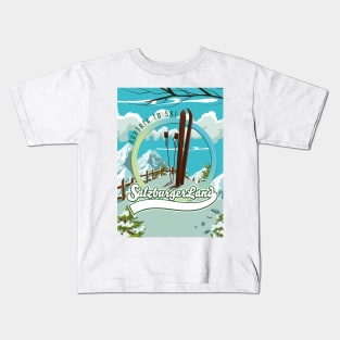 salzburgerland austria to ski Kids T-Shirt